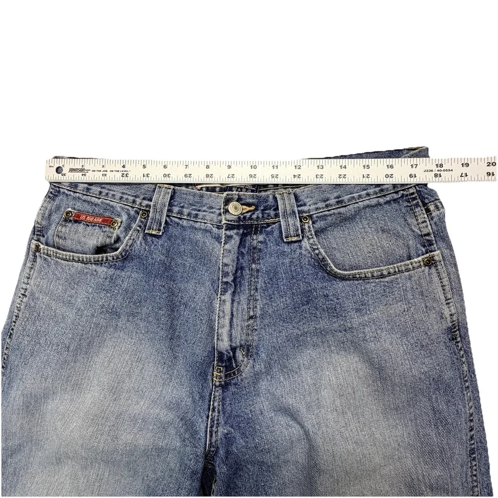 U.S. Polo Assn Jeans Mens 36x28 Blue Denim Relaxed Straight Leg Vintage Wash